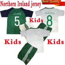 Novo 2016 2017 Irlanda Do Norte Casa e Fora Crianças Futebol Jersey